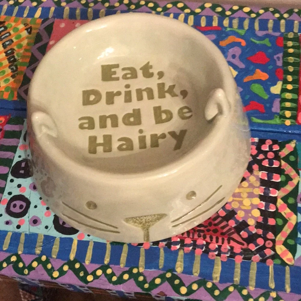 Dog Bowl- Ceramic- NIB